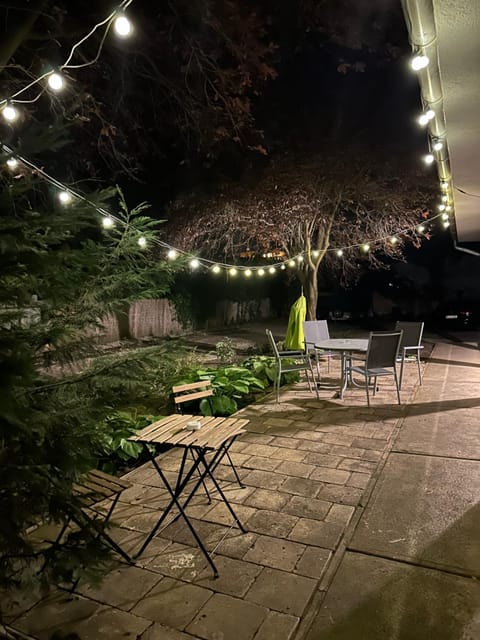 Night, Garden, Garden view