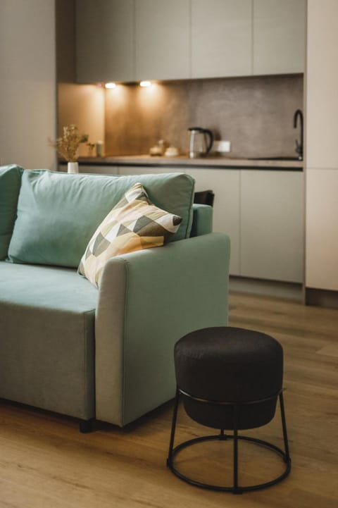 Kitchen or kitchenette, Living room