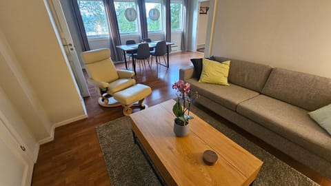 Living room, Seating area, Dining area