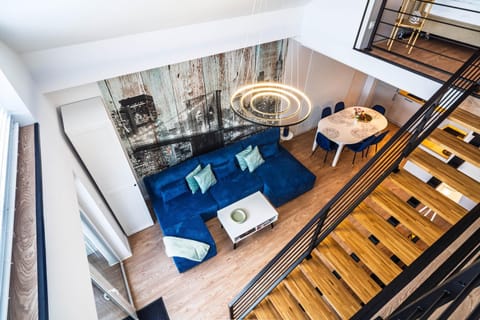 Apartament New York z antresolą w West Łeba Morze Apartamentów Apartment in Leba