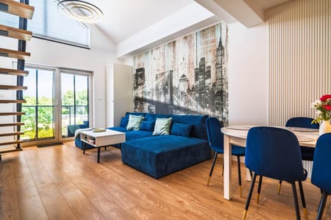 Apartament New York z antresolą w West Łeba Morze Apartamentów Apartment in Leba