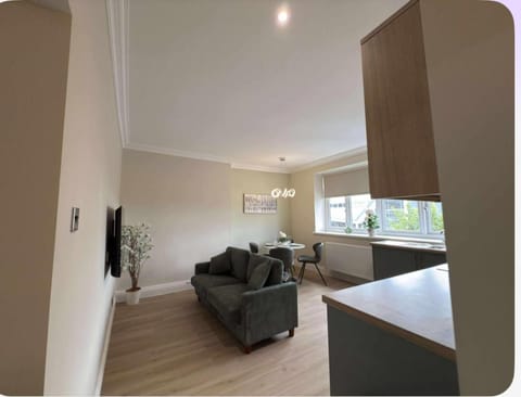 Kitchen or kitchenette, Living room, Seating area