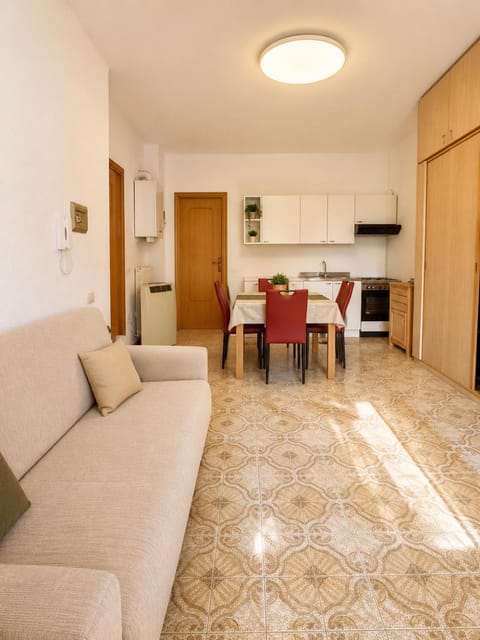 Living room, kitchen
