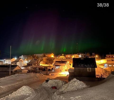 Night, Natural landscape, Winter