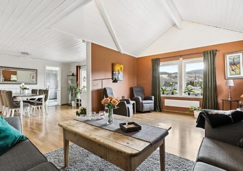 Living room, Seating area, Dining area