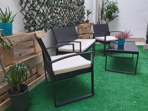 Patio, Garden, Living room, Seating area, Garden view