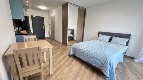 Bed, Kitchen or kitchenette, Photo of the whole room, Dining area, Bedroom, wardrobe