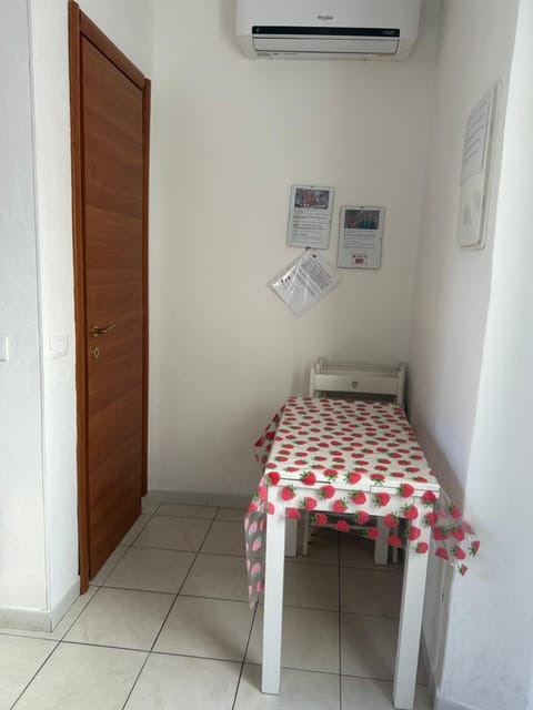 Dining area, air conditioner