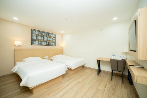 Bed, TV and multimedia, Photo of the whole room, Bedroom