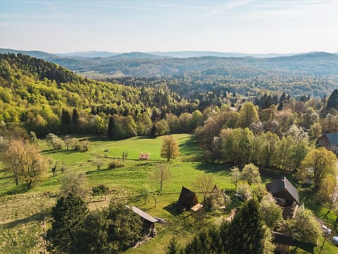 Day, Natural landscape, Bird's eye view, Mountain view