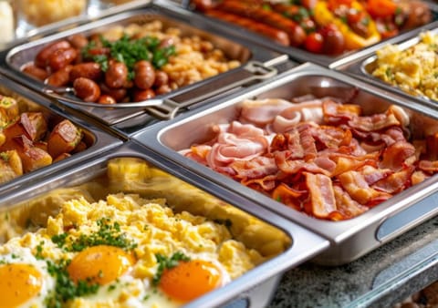 Breakfast, Continental breakfast, Buffet breakfast, English/Irish breakfast