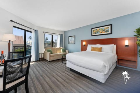 Bed, Living room, Seating area