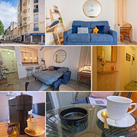 Coffee/tea facilities, View (from property/room), Kitchen or kitchenette, Living room, Seating area, Dining area