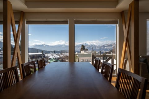 Natural landscape, Living room, Dining area, Mountain view