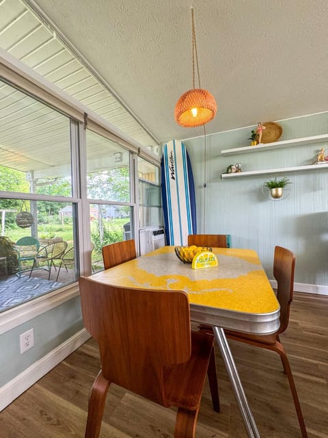 Mid-Century Modern Themed Home with Outdoor Hot Tub House in Vermilion