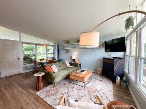 Mid-Century Modern Themed Home with Outdoor Hot Tub House in Vermilion