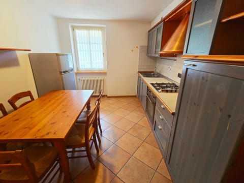Kitchen or kitchenette, dishwasher, oven, stove