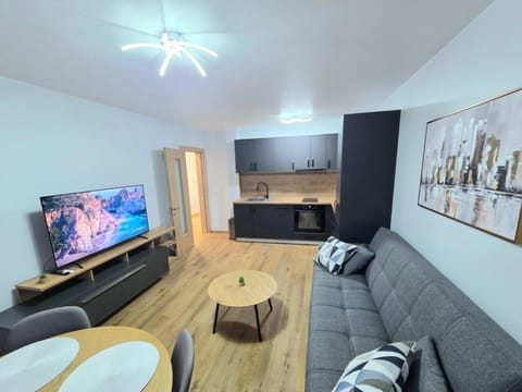 TV and multimedia, Coffee/tea facilities, Kitchen or kitchenette, Living room, Seating area, dishwasher, heating, internet, microwave, oven, stove, air conditioner