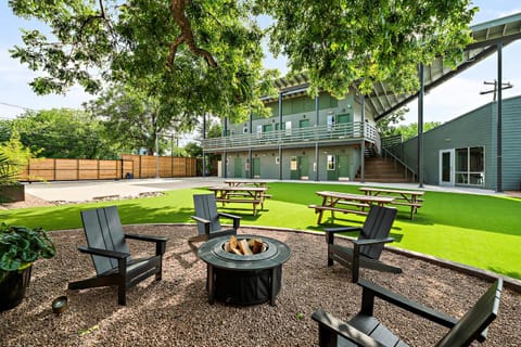 Property building, Patio, Day, Seating area