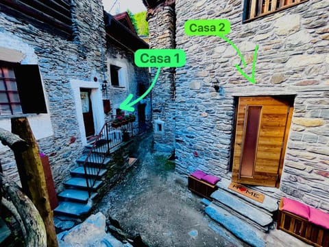 Property building, Text overlay