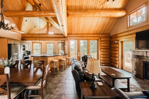 Ski Hike Relax - Log Cabin with Views - Hot tub Cabin in Silverthorne