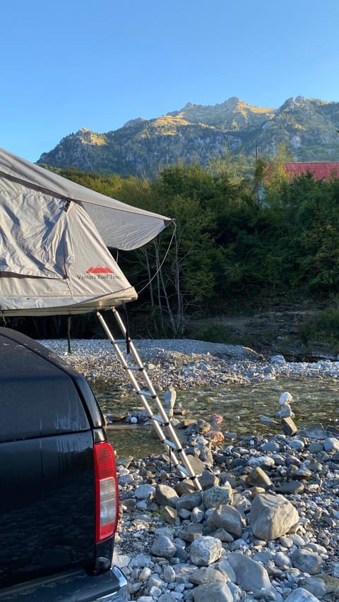 4x4 car camping Luxury tent in Montenegro