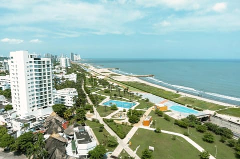 Day, City view, Sea view