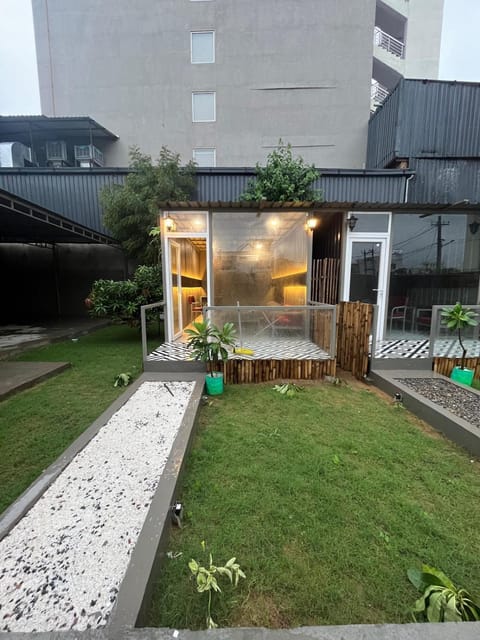 Patio, Day, Garden view