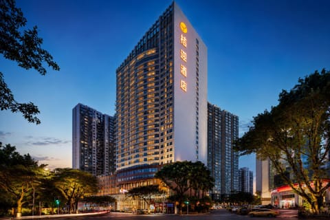 Property building, Night, City view, Location