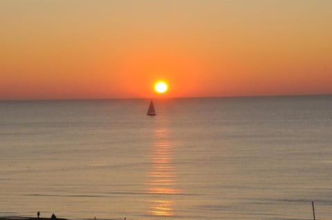 Natural landscape, Beach, Sea view, Sunset