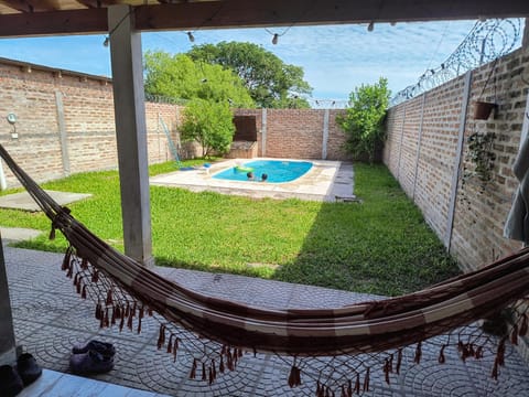 Patio, Spring, Day, Natural landscape, Garden, Garden view, Pool view, Swimming pool, sunbed