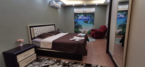 Bedroom, air conditioner