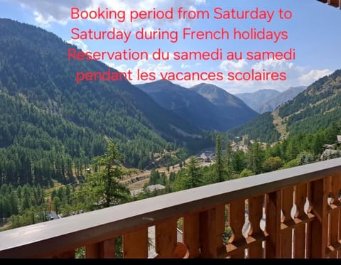 Très bel appartement dans le centre d'Isola 2000 avec balcon exposé sud ouest Apartment in Isola