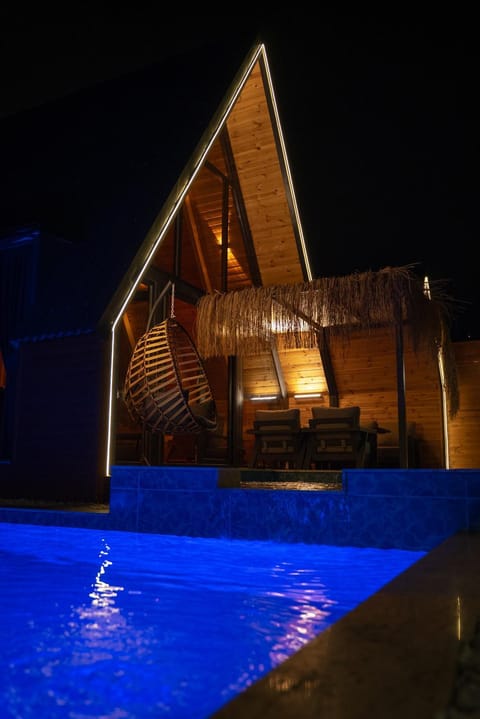 Property building, Pool view