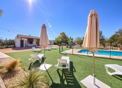 Patio, Natural landscape, Garden, Pool view