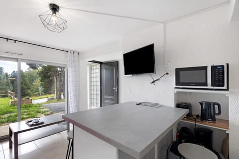 Kitchen or kitchenette, Living room