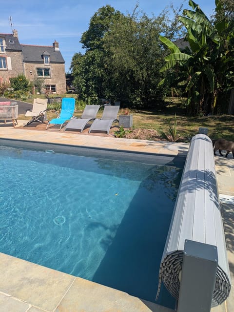 Pool view, sunbed