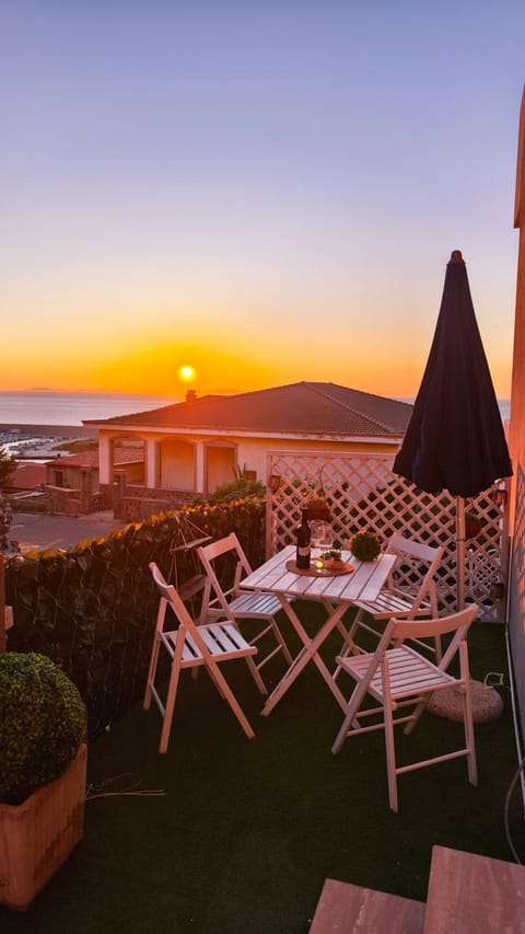 Natural landscape, Sea view, Sunset