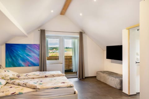 Property building, Living room, Bedroom