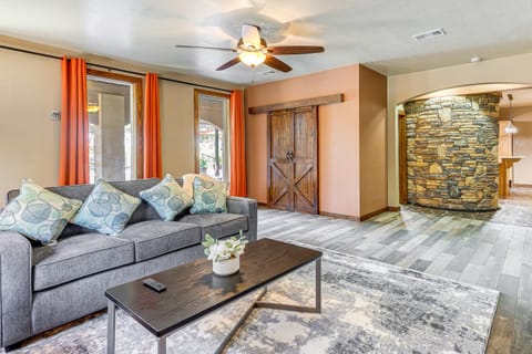 Italian-Styled Home with Lake Views and Private Pool House in Rio Grande