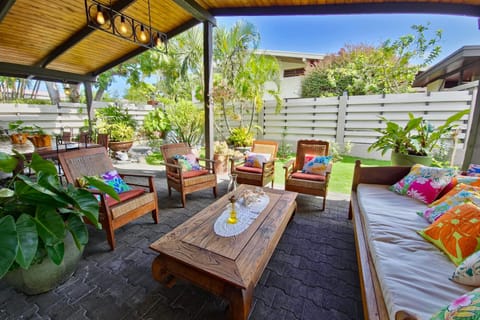 Patio, Seating area, Garden view