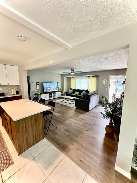 Kitchen or kitchenette, Living room