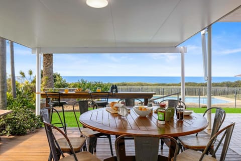 Patio, Seating area, Pool view, Sea view, Swimming pool