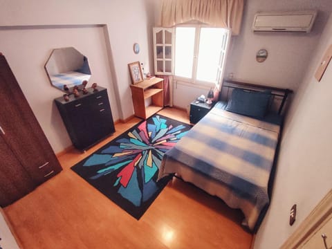 Bedroom, wardrobe, air conditioner