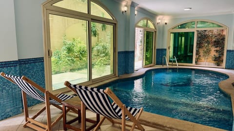 Pool view, Swimming pool, sunbed