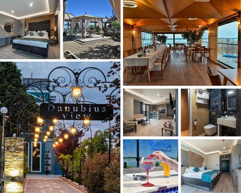 Property building, Patio, Restaurant/places to eat, Bathroom, Seating area, Bedroom, On site, Swimming pool