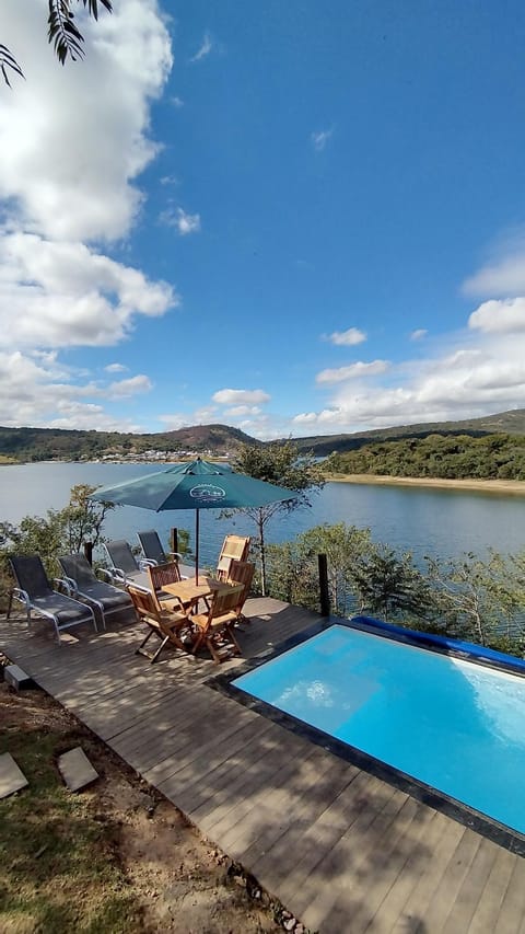 Natural landscape, Lake view, Pool view, Swimming pool, sunbed