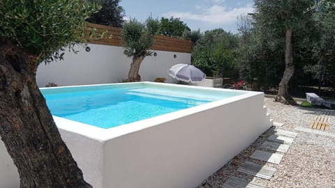 Patio, Natural landscape, Swimming pool