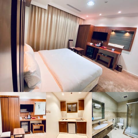 Bed, TV and multimedia, Kitchen or kitchenette, Photo of the whole room, Bedroom