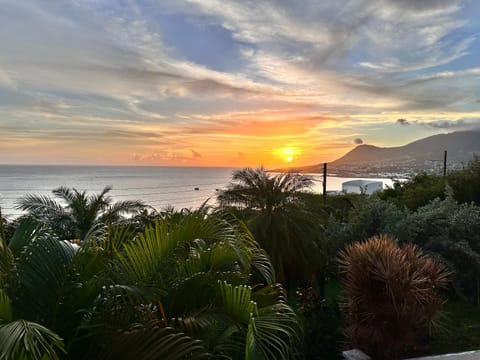 Natural landscape, Mountain view, Sea view, Sunset